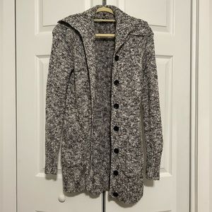 Oversized Long Knit Cardigan